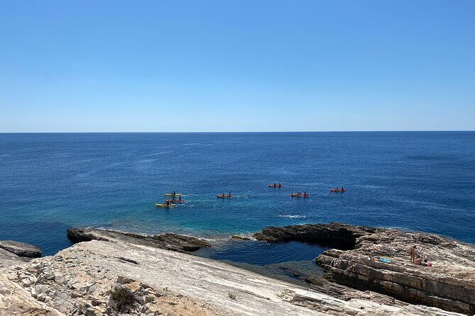 Dugi Otok - full day kayak adventure - Veli Rat lighthouse lunch and the Michele shipwreck snorkeling