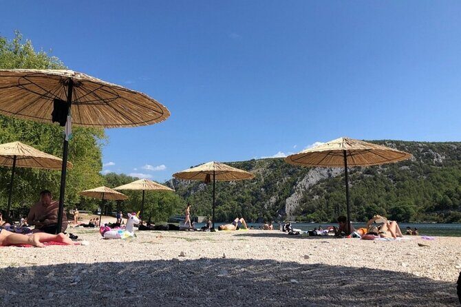 From Zadar Day Tour, Krka Waterfalls, Skradin Cruise, Swimming - Krka National Park (About 3 Hours): Easy Walking With Waterfall Payoff