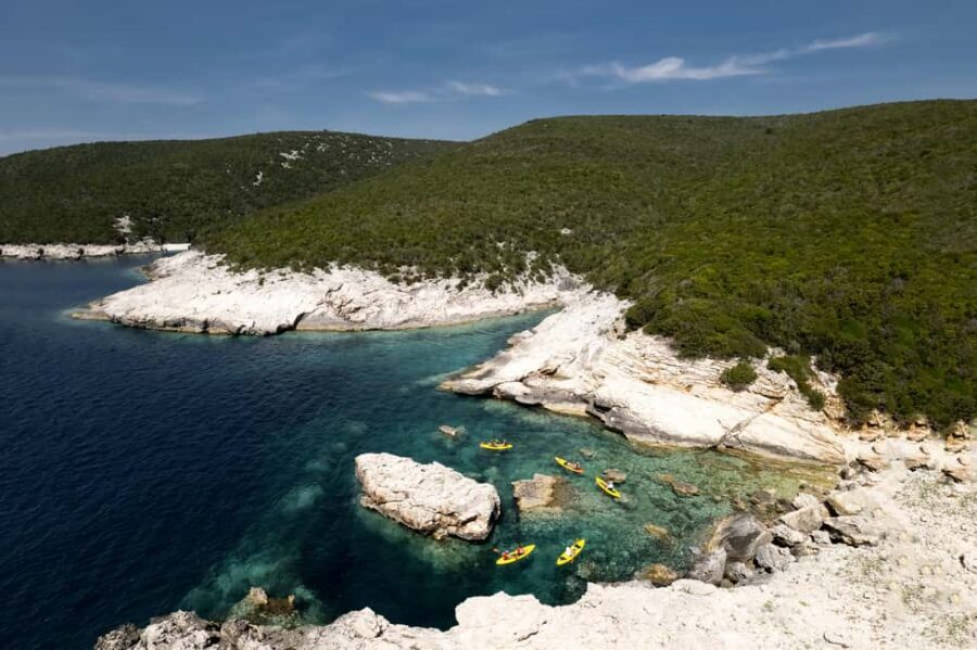 From Zadar: Dugi Otok Half-Day Kayak Adventure - The Main Paddle From a Second Bay: Cave Time and Cliff-Jump Adrenaline