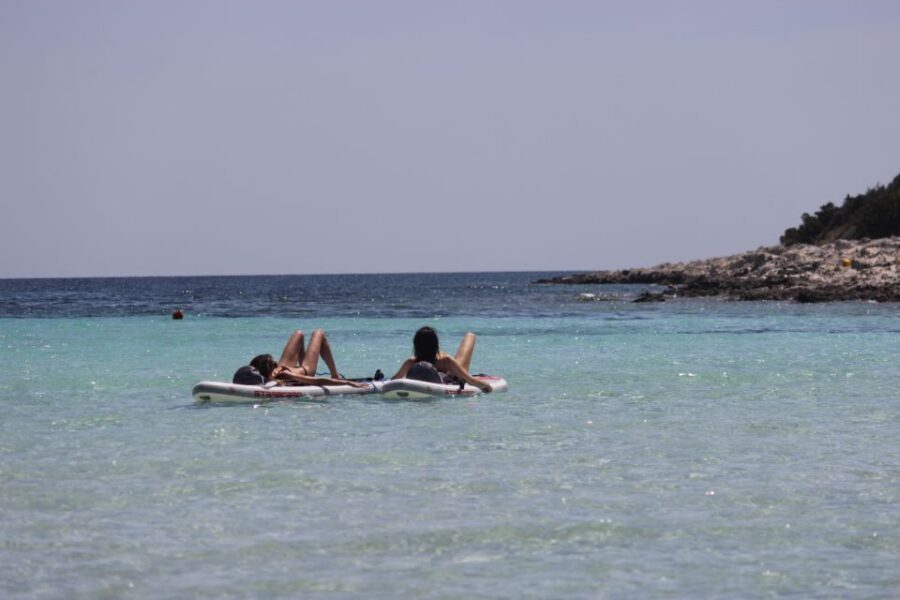 From Zadar: Full Day Dugi Otok Guided Paddle Board Tour - Sakarun Beach reset plus balote with wine or juice