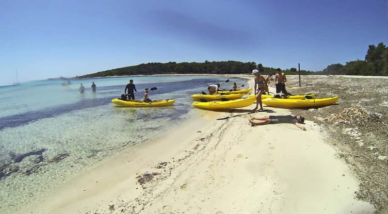 From Zadar: Full-Day kayak adventure in Dugi Otok - Cliff jumping and cave swim breaks: courage optional, water clarity likely