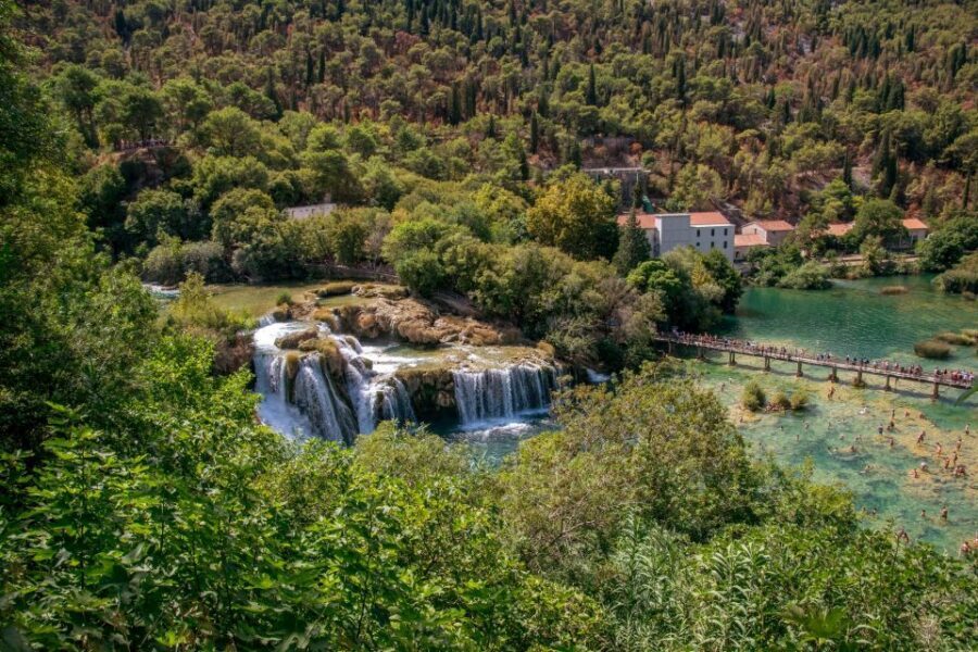 From Zadar: Krka National Park and Waterfalls Day Trip - Krka National Park walk: waterfalls plus a living guide