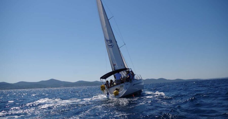 From Zadar: Private Half-Day Sailing Trip - Sailing the Zadar Channel toward Ugljan: what you’re really paying for