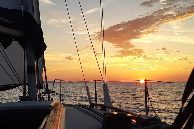 From Zadar: Private sunset sailing tour - The route: Zadar channel views plus a Sea Organ stop