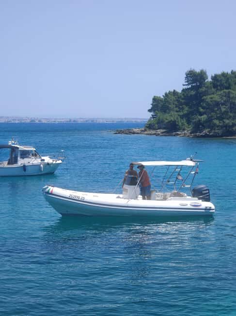 half day group speedboat tour of the islands around Zadar - Stop 1: Ošljak for snorkeling and swimming (about 1 hour)
