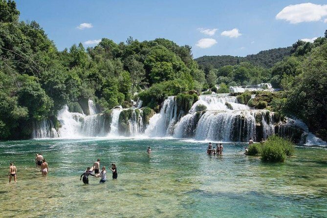National Park Krka Private Return Day Transfer by Minivan - Krka National Park Entrance: Boat Ride and First Choices