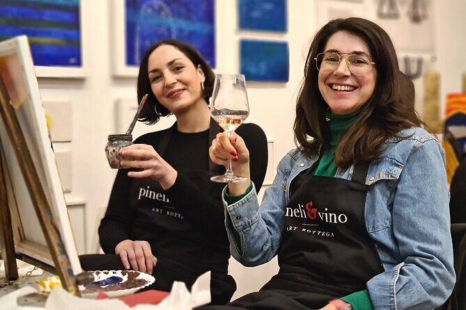 Painting party at Art Bottega - Paint & Wine Studio in Zadar - The 2 hours 45 minutes flow: what your evening looks like