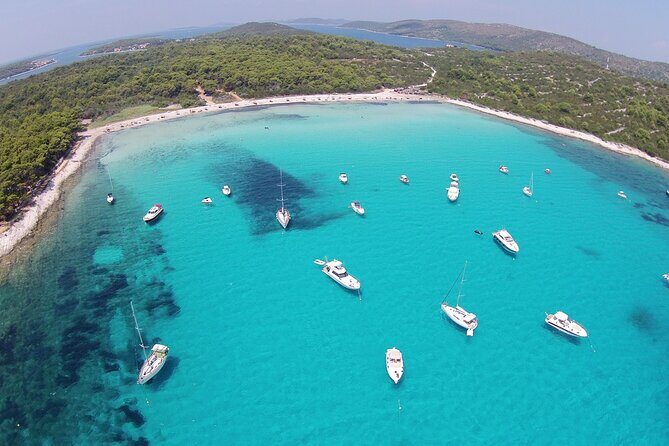 Private speedboat tour : Sakarun beach, Dugi otok, Golubinka Cave - The Sunken Ship Stop: Where Snorkeling Time Becomes the Whole Point