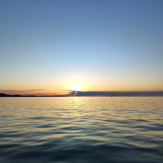 Romantic Sunset Cruise from Zadar by Speedboat - The open-water views: cruising the Adriatic with island scenery