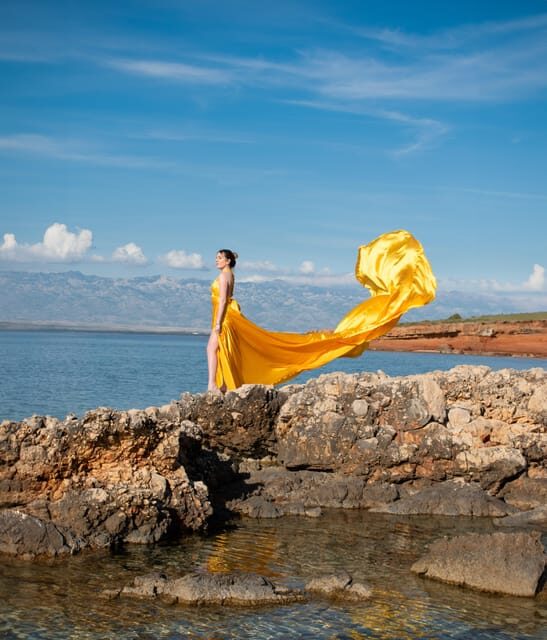 Zadar: Flying dress photo shoot - Photos, editing, and what you’ll likely receive at the end