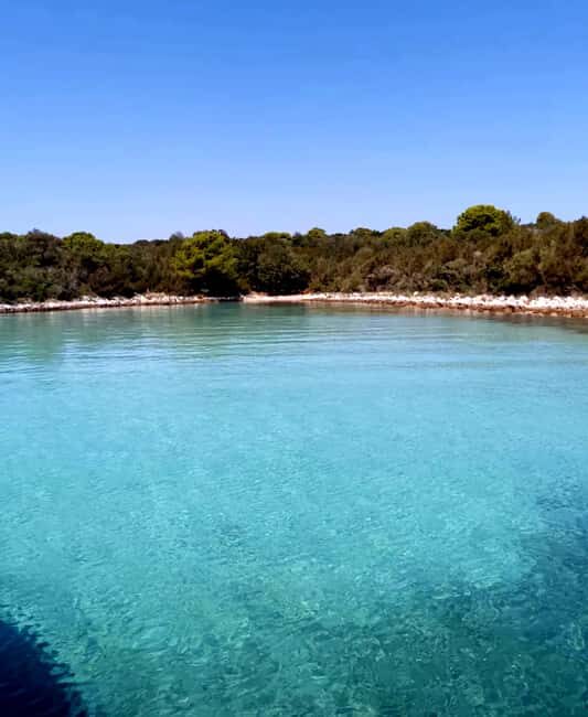 Zadar: Half-Day Island-Hopping and Lagoons Cruise with Fruit - What it costs: $35 plus the docking fee math