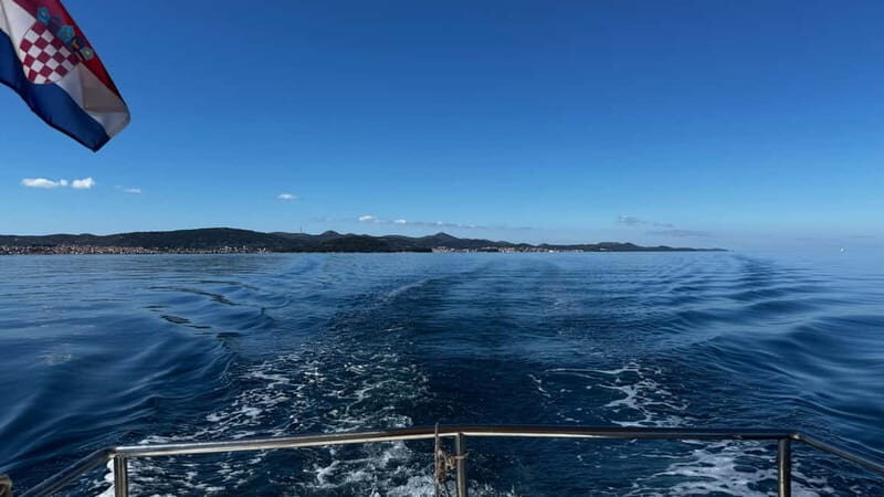 Zadar: Half-day trip wooden boat with drinks - ALL INCLUSIVE - Ugljan on the water: sightseeing plus real swim time