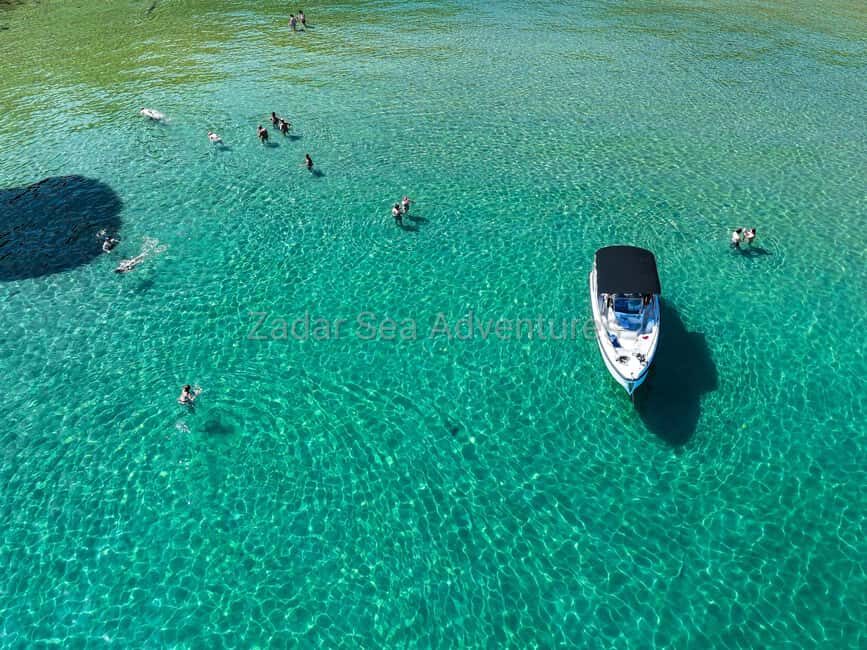 Zadar: Island Hopping Speedboat Adventure with Aperol Spritz - The boat ride: spacious, fast, and not always a quiet commute