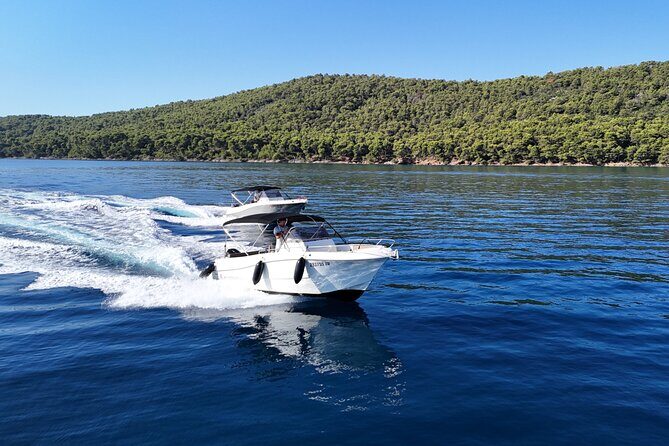 Zadar: Original Island-Hopping Speedboat Tour - Blue Bay Otrić: your anchor stop for swimming and snorkeling