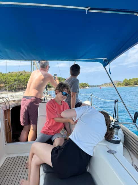 Zadar: Sea, Sun, and Wind Half-Day Sailing Adventure - Kali island stop: walking time, photos, and a real taste break