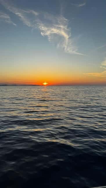 Zadar: Sunset boat tour with champagne - Cruising toward Foša and Zadar’s waterfront views