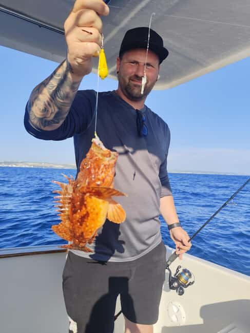 Zadar: Sunset Fishing Half-Day Guided Boat Trip - What you’ll eat on the water: sea food, wine, and Goran’s olive oil