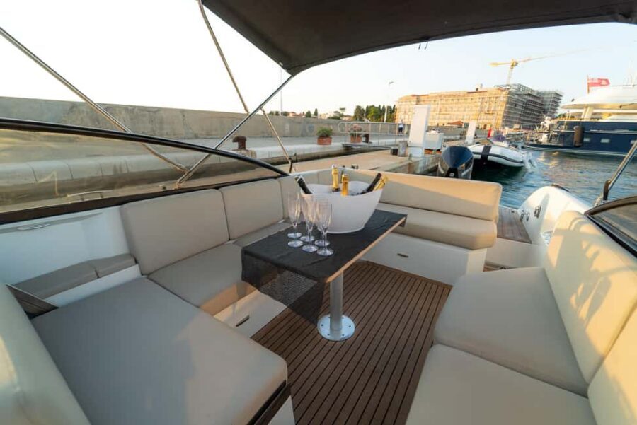 Zadar: Sunset & Nighttime Cruise with Sparkling Wine - Your boat, your group size, and what the sparkling wine setup is like