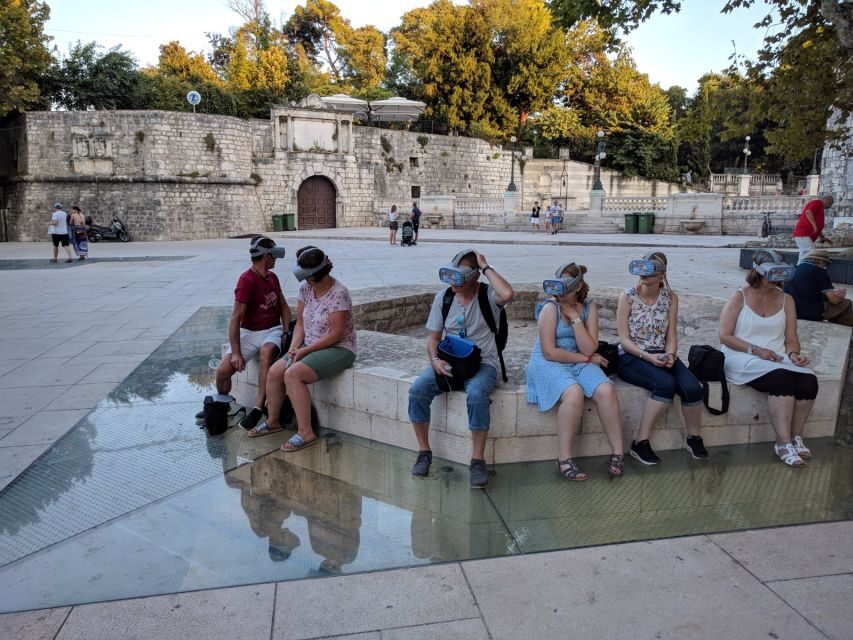 Zadar: Virtual Reality Guided History Walking Tour - Hot-air balloon views and the city after WWII